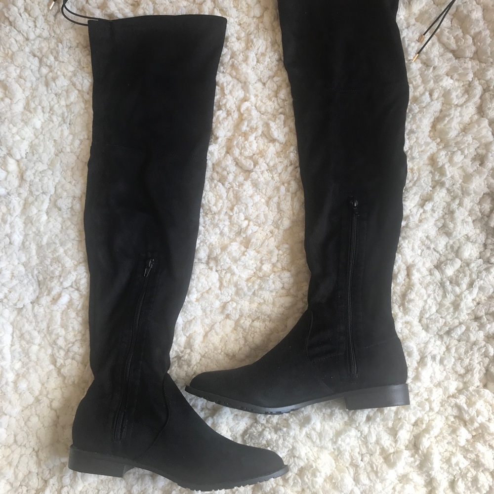 Black Over-the-Knee Boots